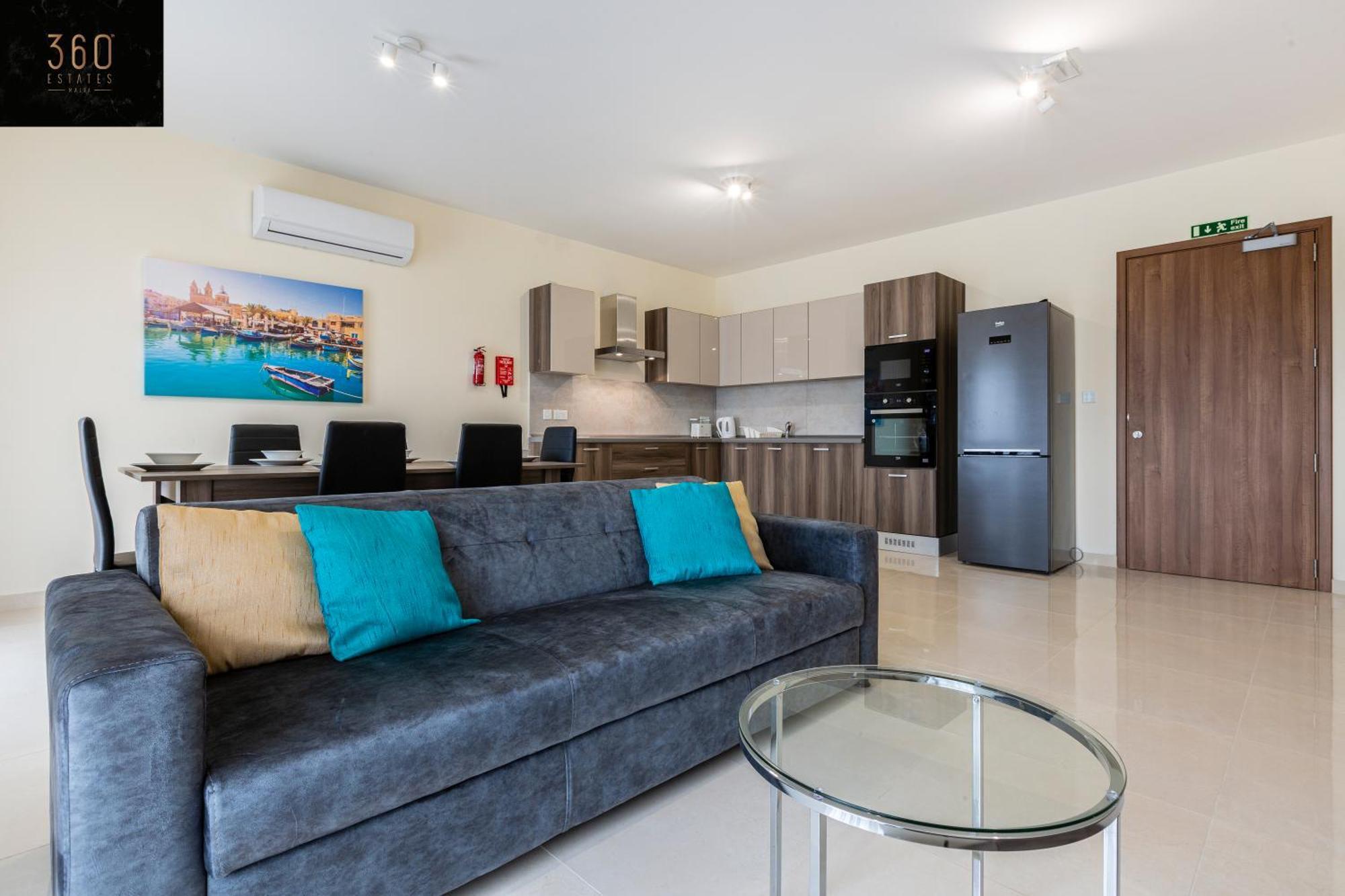 Beautiful 3Br Home With Private Balcony With Wifi & Ac By 360 Estates Marsaxlokk Exterior foto